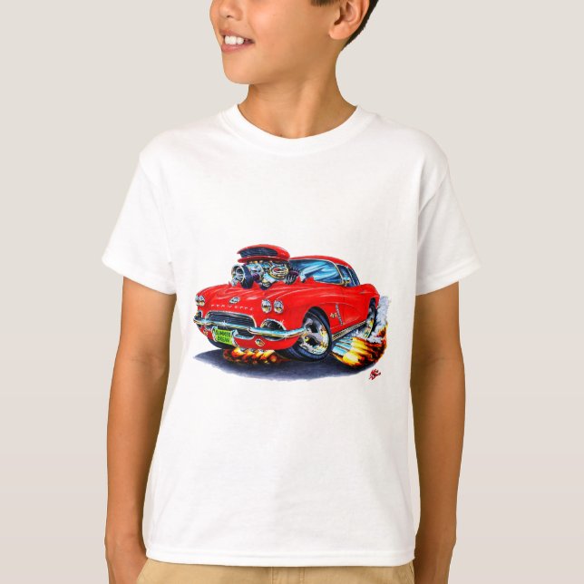 Korvette-Rot-Auto 1962 T-Shirt (Vorderseite)