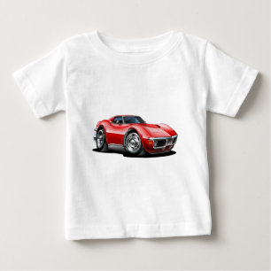 Korvette-Rot-Auto 1968-72 Baby T-shirt