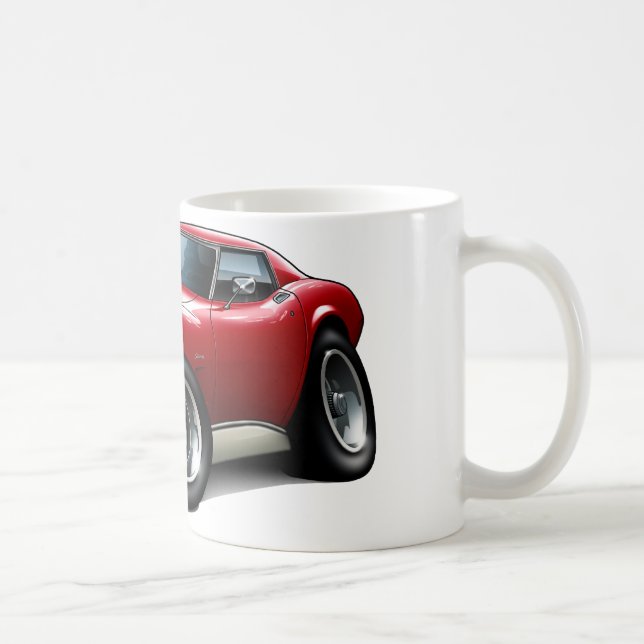Korvette-Rot-Auto 1973-76 Kaffeetasse (Rechts)