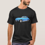 Korvette-Sport-Auto 1967: Blaues Ende: T-Shirt<br><div class="desc">Dieses Einzelteil ist total kundengerecht!  Sie können Ihren eigenen Text,  Hintergrund addieren,  oder Bilder zu diesem entwerfen!   Die Grafik,  die auf diesem Produkt gekennzeichnet wurde,  wurde mit 3DS maximales 3D Software modellierend hergestellt.  Keine Fotografien,  wo verwendet in der Schaffung dieses Einzelteils.  3D,  das vorbei modelliert: Brady Arnold.</div>