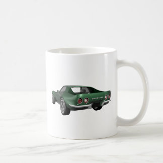 Korvette-Sport-Auto 1970: Grünes Ende Kaffeetasse