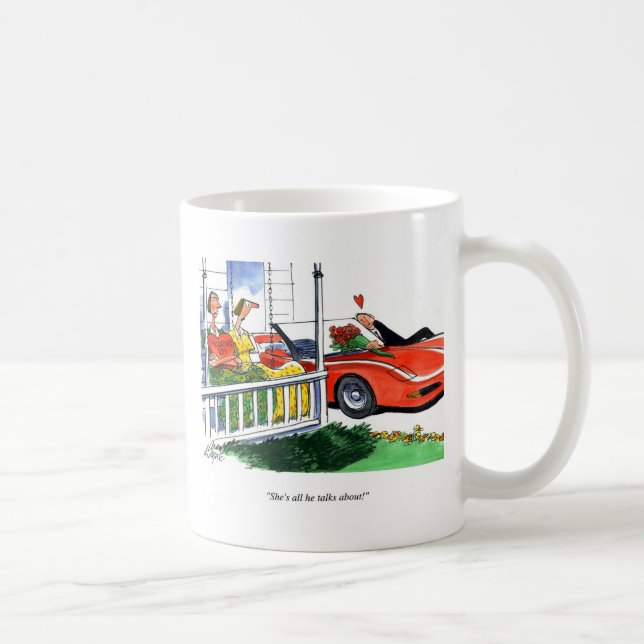 Korvette-Valentinsgrüße Kaffeetasse (Rechts)
