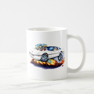Korvette-Weiß-Auto 1984-93 Kaffeetasse