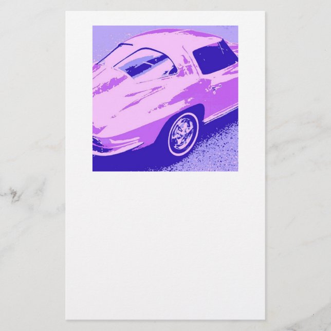 Korvette zum klassischen Teilfenster Briefpapier (Vorderseite)