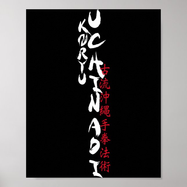 Koryu Uchinadi T Shirt  Poster (Vorne)