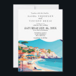 Kos Greece Wedding Invitation Retro Einladung<br><div class="desc">Die faszinierende Kos Wedding Invitation Card präsentieren, mit lebendigen Retrofarben zum Leben erweckt! Betrachten Sie die majestätische Landschaft von Kos, die diese exquisite Einladung ergreift. Personalisierung ist von entscheidender Bedeutung - mühelos den Text auf Ihre Hochzeitsspezifikationen abzustimmen. Wählen Sie aus einer Reihe von Schriftart-Stilen und -Farbtönen, die Ihr gewähltes Thema...</div>