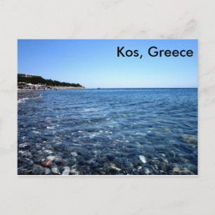 Kos, Griechenland Beach Scene Postcard Postkarte