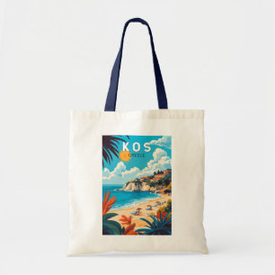 Kos Griechenland Reise Kunst Vintage Tragetasche