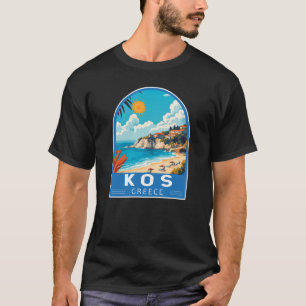 Kos Griechenland Reisen Kunst Vintag T-Shirt