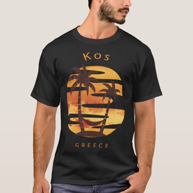 Kos Griechenland Süd-Ägäische Mittelmeerinsel T-Shirt (Vorderseite)