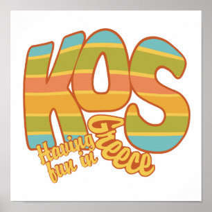 KOS Griechenland-Zollposter Poster