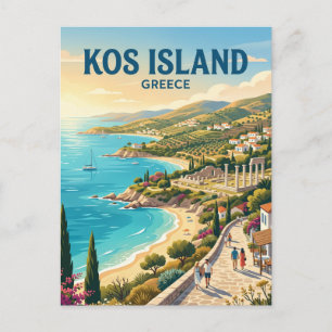 Kos Insel Griechenland Postkarte