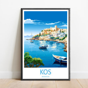 Kos Reise Druck Wandkunst Kos Wandbehang Home De Poster