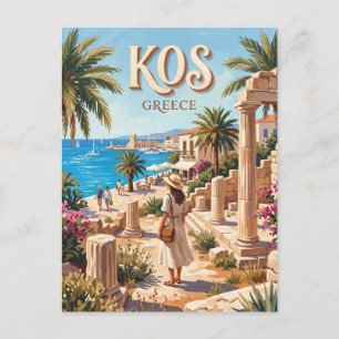 Kos Stadt Griechenland Postkarte