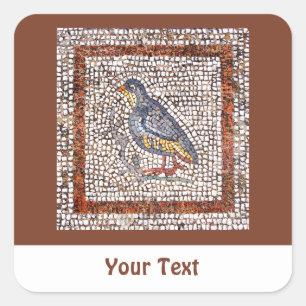 Kos-Vogelmosaikblätter für Stickers