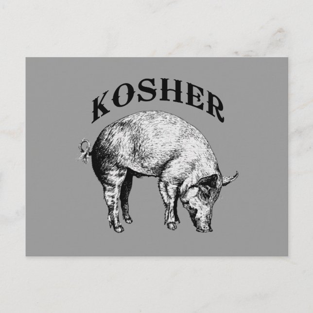 koscher postkarte (Vorderseite)