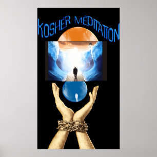 Koschere Meditation Poster