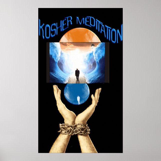 Koschere Meditation Poster (Vorne)