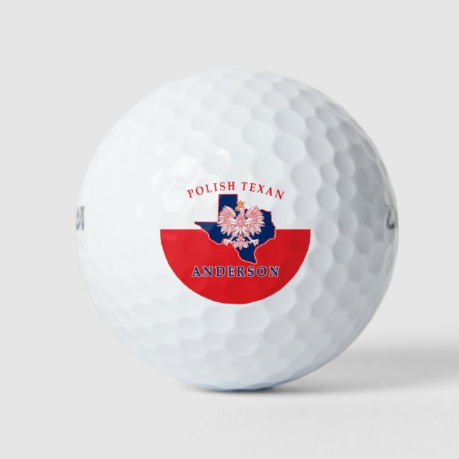 Kosciusko Polnisch Texan Golfball (Vorderseite)