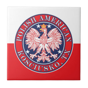 Kosciusko Texas Polnischer Adler Fliese