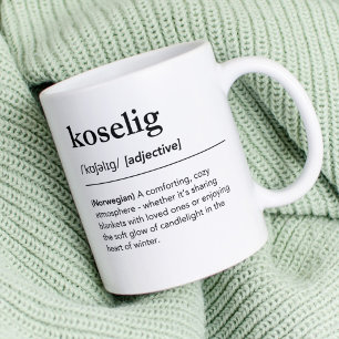 Koselig definiert Norwegisches Wörterbuch Kaffeetasse
