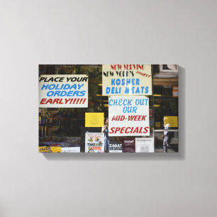 Kosher Deli Meats New York City Fotograf Leinwanddruck
