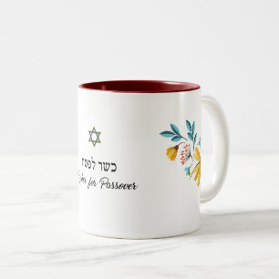Kosher für Pessach Zweifarbige Tasse