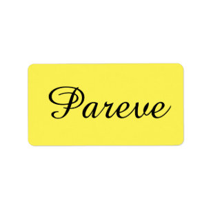 Kosher Kitchen Stickers Label Pareve Parve Parev Adressaufkleber