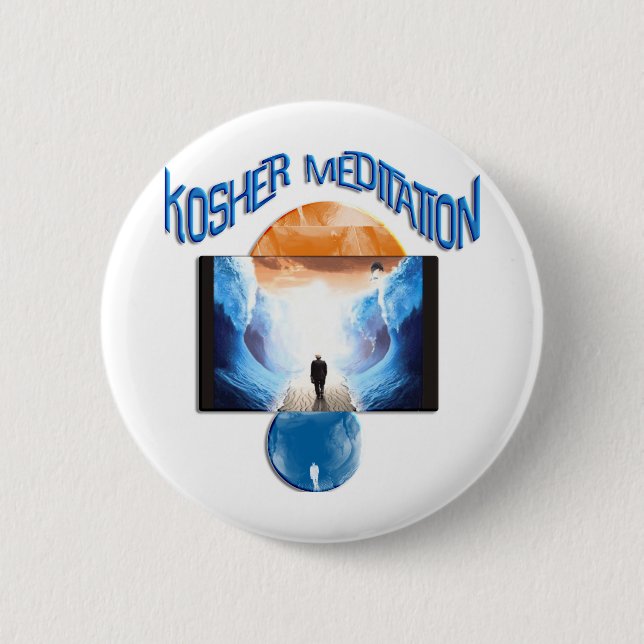 Kosher-Meditation Button (Vorderseite)