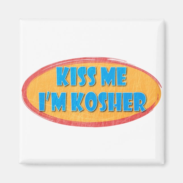 Kosher Spaß Magnet (Vorne)