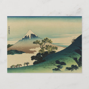 Koshu Inume-Toge von Hokusai Postkarte