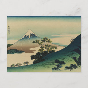 Koshu Inume-Toge von Hokusai Postkarte