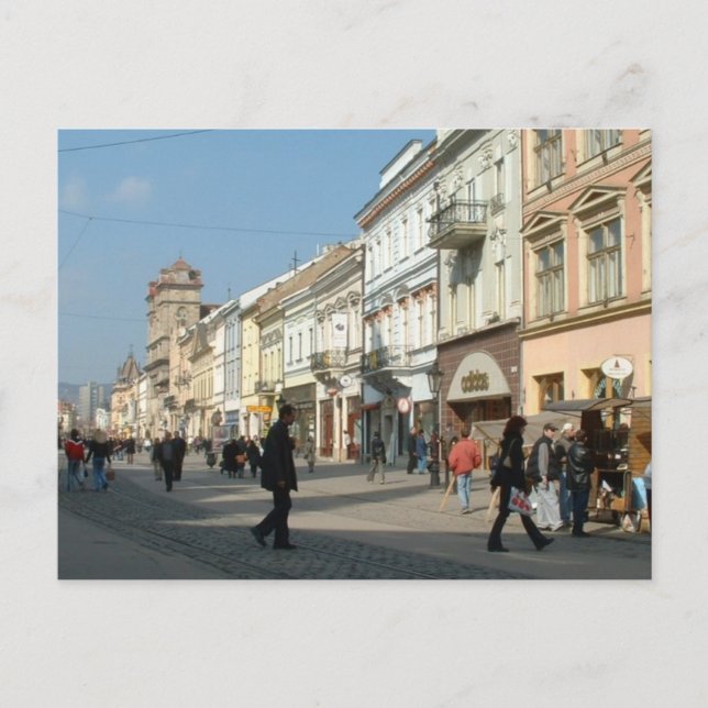 Kosice Postkarte (Vorderseite)