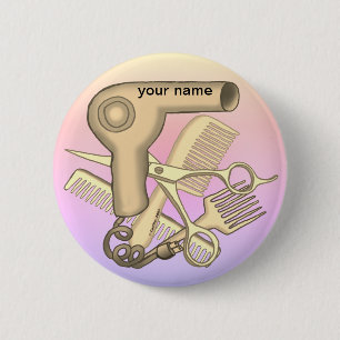 Kosmetikerin Pin-Button Button