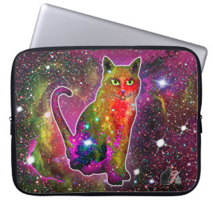 Kosmetiktasche Zeta Electronics für Cosmic Cat Laptopschutzhülle