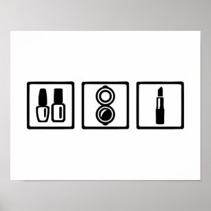 Kosmetikum-Make-up Poster
