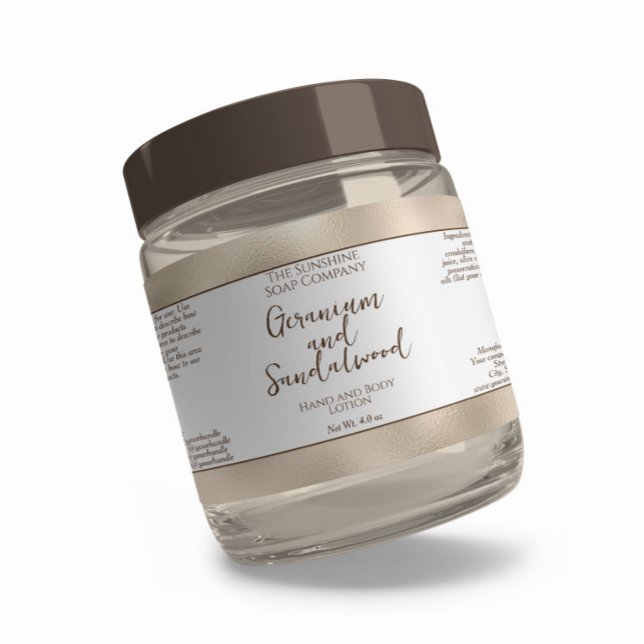 Kosmetische Flasche oder JAR-Etikett - Perlflasche (Von Creator hochgeladen)