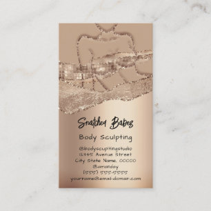 Kosmetische Kosmetik-Logo QR-Code Beruflich Visitenkarte