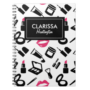 Kosmetische Muster Individuelle Name Notizblock