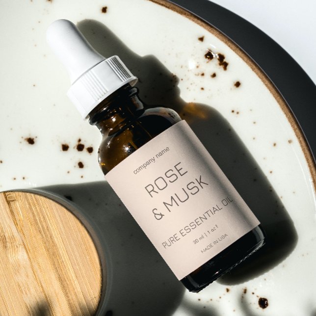 Kosmetische Öletiketten/Tropferflaschen mit Qrcode (Von Creator hochgeladen)