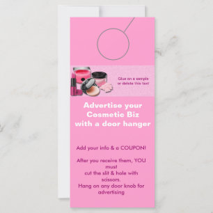 Kosmetische TÜR-HANGER-Werbeaktion-Tags