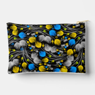 Kosmetische und Toilettenbeutel mit Blumenbezug Zubehörtasche