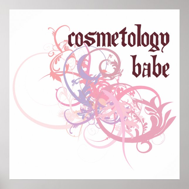 Kosmetologie Babe Poster (Vorne)