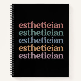 Kosmetologin Beautician Makeup artistin Notizbuch