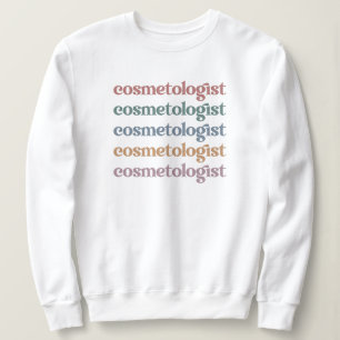 Kosmetologin Esthetician Beautician Hautpflege Sweatshirt