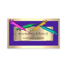 Kosmetologin Spritze Botox B12 QRCode Blue