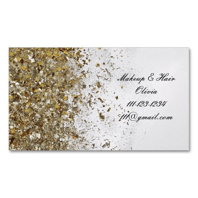 KOSMETOLOGISTISCHE GESCHÄFTSKARTE MAGNETISCHE VISITENKARTE (Vorderseite)