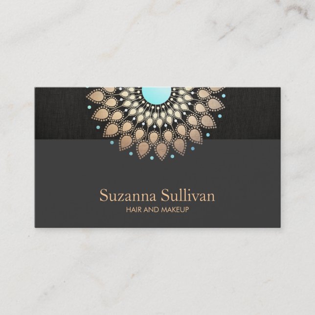 Kosmetology Holistic Salon and Wellness-Center Log Visitenkarte (Vorderseite)