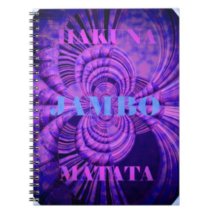 Kosmic Hakuna Art Print Notizblock