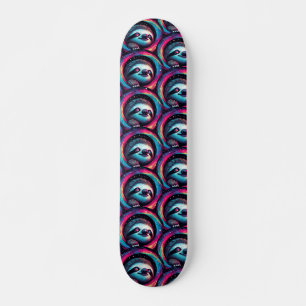 Kosmic Sloth Galaxy Art Skateboard